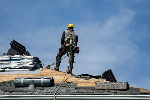 Professional Roofing technician working in Lincoln University, PA
